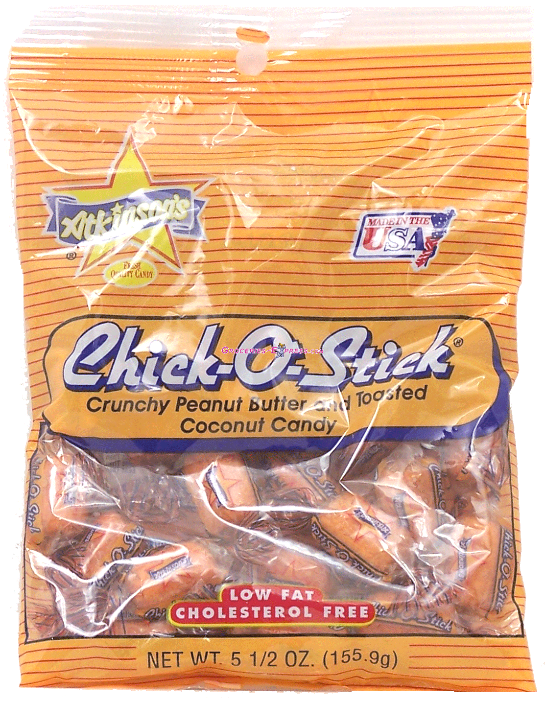 Atkinson's&nbsp;Chick-o-stick&nbsp;crunchy peanut butter and toasted coconut candy Full-Size Picture
